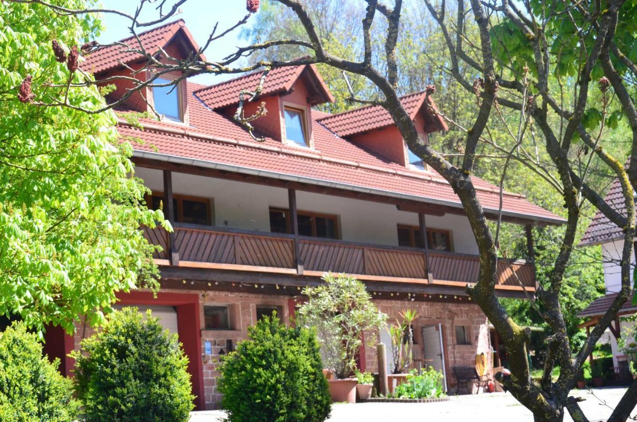 Ferienwohnungen Hof Heiderich Oberzent Exteriör bild